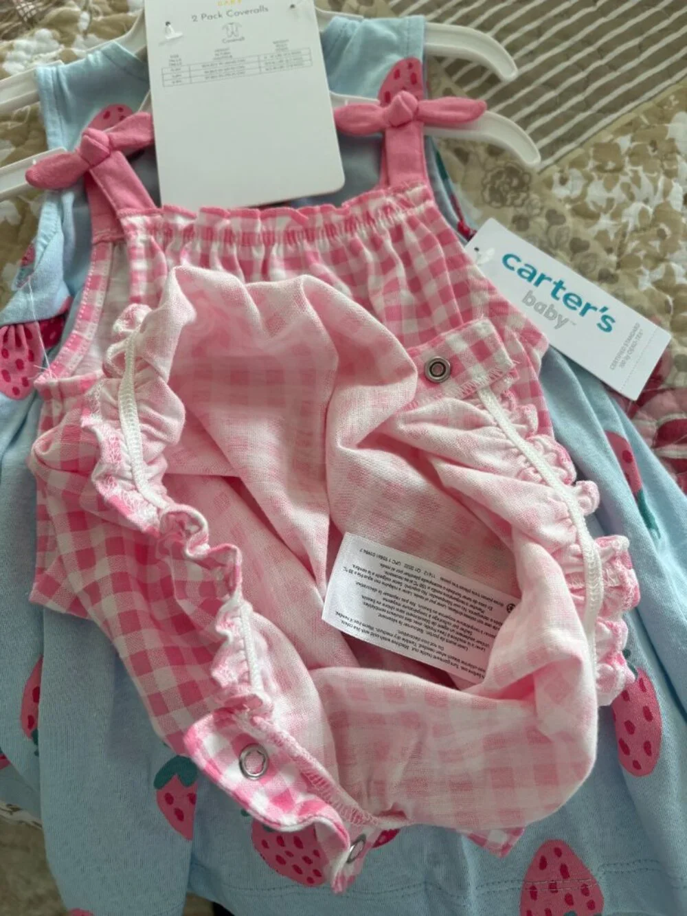Carter's Baby Girl 2-Pack / 3-Piece Outfit Set Size 6 Months - Picture 11 of 13